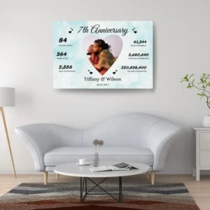 Personalized Anniversary Gifts light blue bg