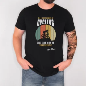 Customizable Cycling T-Shirt black