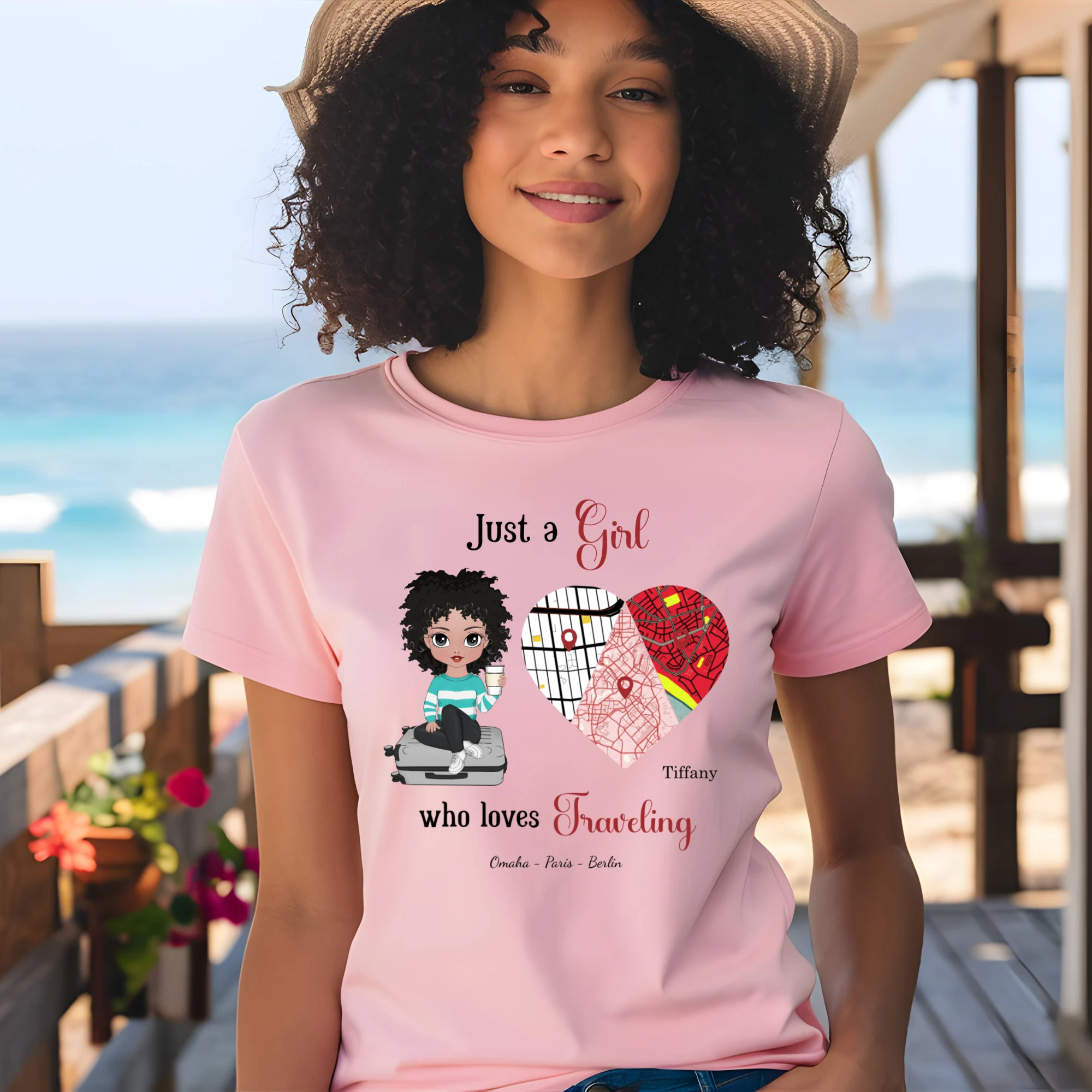 Customizable T-Shirt | Personalized Maps & Style