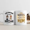 Personalized Mug for Mom and Daughters 11 oz white